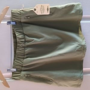 Telluride Clothing Skort olive green Size Large NWT